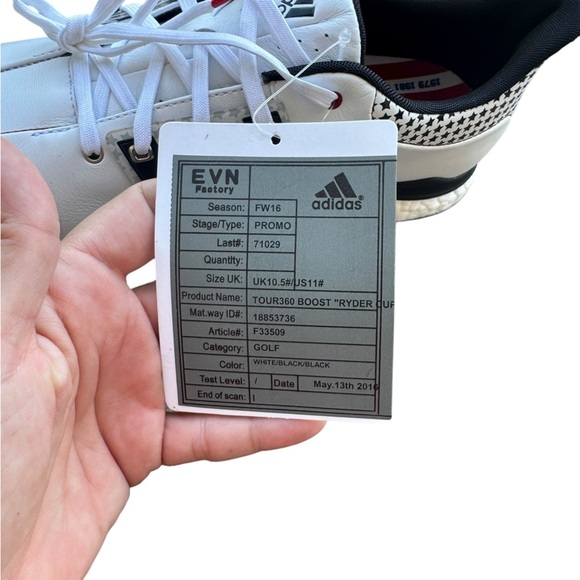 Rare2016 Adidas Tour 360 Boost Elite Golf Shoes Limited Edition Ryder Cup USA 11 - Picture 14 of 14
